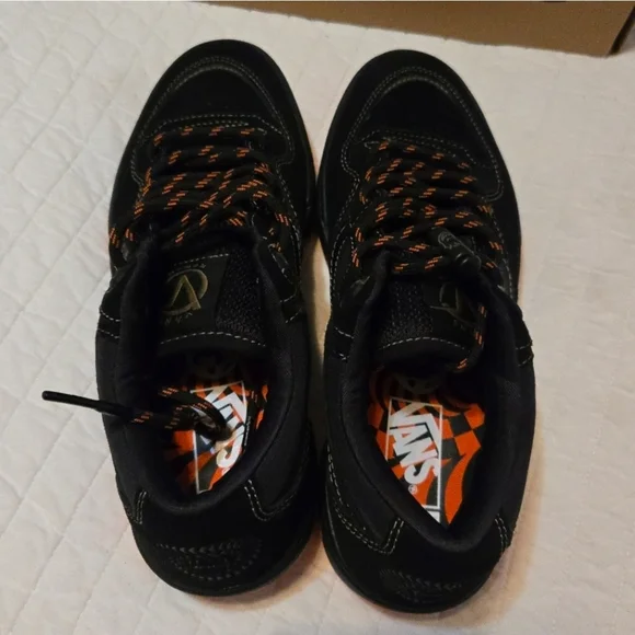 Vans Rowan 2 Skate Men Size 7 Spitfire Pro Impactwaffle Black and Orange 112025 - Picture 9 of 12